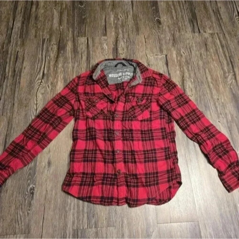 Mossimo Red and Black Plaid shirt